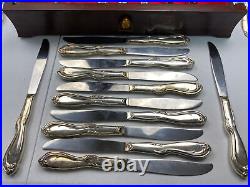 104 Piece Rogers & Bro Reinforced Plate IS Silverware Set And Box Read Desc