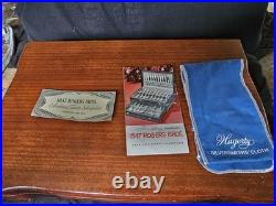 106 Piece Antique 1847 Rogers Bros FIRST LOVE Flatware Set Free Shipping