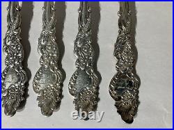 11 Vintage Rogers Bros Silverplate Columbia Serpent Dinner Forks