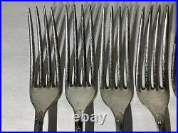 11 Vintage Rogers Bros Silverplate Columbia Serpent Dinner Forks