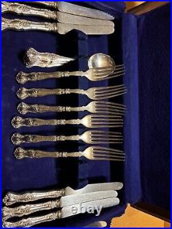 123 Pc Assorted WM Rogers, Oneida, Monroe, Etc Silver Plate & Silver Silverware