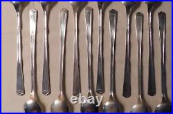 12 Ice Tea Spoons Teaspoons 1847 Rogers Bros Silver Plate Anniversary Flatware