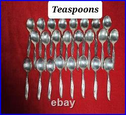 12 Place Settings (7-piece). Rogers Silver, Silverplate, Inspiration, 100 Pieces