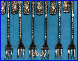 12 Silverplated 1892 PARA pattern OYSTER / SEAFOOD FORKS 1847 Rogers Bros 12 Silverplated 1892 PARA pattern OYSTER / SEAFOOD FORKS 1847 Rogers Bros
