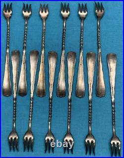 12 Silverplated 1892 PARA pattern OYSTER / SEAFOOD FORKS 1847 Rogers Bros 12 Silverplated 1892 PARA pattern OYSTER / SEAFOOD FORKS 1847 Rogers Bros