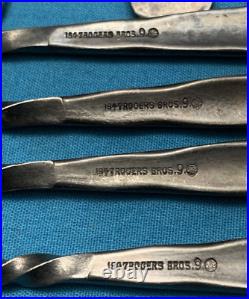 12 Silverplated 1892 PARA pattern OYSTER / SEAFOOD FORKS 1847 Rogers Bros 12 Silverplated 1892 PARA pattern OYSTER / SEAFOOD FORKS 1847 Rogers Bros
