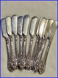 12 Vintage 1847 Rogers Bros IS Marquise 1933 Pattern Spread Butter Knife Knives