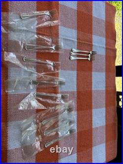 159 Pc Heritage Art Deco Silverplate Flatware Set Fish Dessert Restaurant Lot