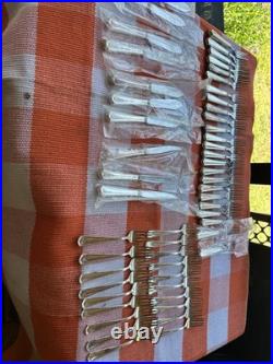 159 Pc Heritage Art Deco Silverplate Flatware Set Fish Dessert Restaurant Lot