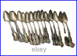 15x Wm Rogers & Son AA Orange Blossom 6 Silver Plate Citrus Pat 1910 Antique