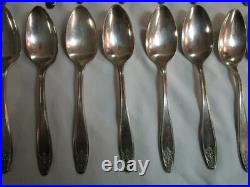 160pc Lady Doris Silver Plate Wm Rogers & Son AA Princess Pattern Antique 117-4A