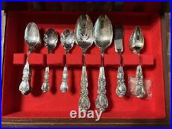 16 Place Setting Rogers Brothers 1847 Heritage Silver Plate Flatware In Box