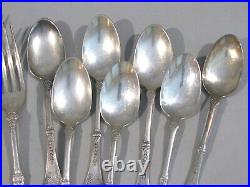 16 Rogers Bro Silverplate Forks & Spoons Crown Pattern