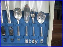 1847-1947 Rogers Bros. Eternally Yours Silver Plate Silverware Boxed set 62 pc
