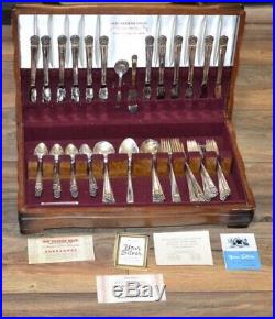 1847 1947 Rogers Bros Silverware ETERNALLY YOURS Set in Original Box 76 pieces