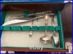 1847 Heritage ROGERS BROS Silver Plate Flatware Set 75 Pieces