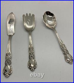 1847 Heritage ROGERS BROS Silver Plate Flatware Set 75 Pieces