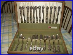 1847 Heritage ROGERS BROS Silver Plate Flatware Set 87 Pieces