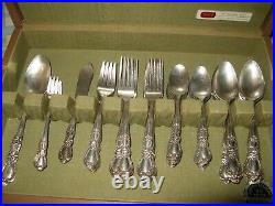 1847 Heritage ROGERS BROS Silver Plate Flatware Set 87 Pieces