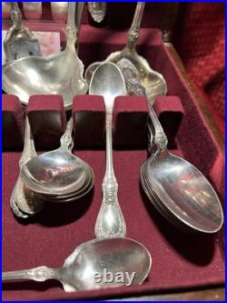 1847 ROGERSSHARON PATTERNSET WithLADLES, SERVING PCSGORGEOUS(58 PC)1910 1847 ROGERSSHARON PATTERNSET WithLADLES, SERVING PCSGORGEOUS(58 PC)1910