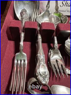 1847 ROGERSSHARON PATTERNSET WithLADLES, SERVING PCSGORGEOUS(58 PC)1910 1847 ROGERSSHARON PATTERNSET WithLADLES, SERVING PCSGORGEOUS(58 PC)1910