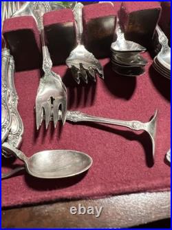 1847 ROGERSSHARON PATTERNSET WithLADLES, SERVING PCSGORGEOUS(58 PC)1910 1847 ROGERSSHARON PATTERNSET WithLADLES, SERVING PCSGORGEOUS(58 PC)1910