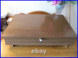 1847 ROGERS BROS 14 PLACE SETTING REFLECTION PATTERN SILVERPLATE WithBOX