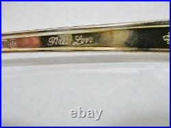 1847 ROGERS BROS 52 pc Silverplate First Love Silverware Flatware in Wood Case
