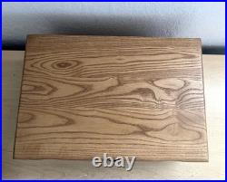 1847 ROGERS BROS 68 pc First Love Silver Plate Flatware with Wooden Chest