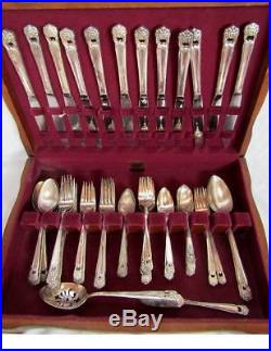 1847 ROGERS BROS. ETERNALLY YOURS FLATWARE SET SERVICE for 12 - 74pc's