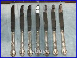 1847 ROGERS BROS HERITAGE SILVERWARE SET Seats 8 + 13 Serving + T. P. Chest 66pc