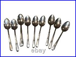 1847 ROGERS BROS IS Silverplate 47 Pc Lot -10 Pc set- ADORATION pattern-1930's