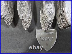1847 ROGERS BROS Silver Plate Silverware ARGOSY 148 Pieces in 2 Boxes Vtg 1926