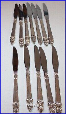 1847 ROGERS BROS Silverware 76 Pieces KING FREDERICK ROYAL EMPRESS 1969