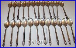 1847 ROGERS BROS Silverware 76 Pieces KING FREDERICK ROYAL EMPRESS 1969