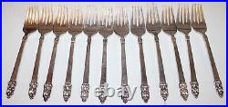 1847 ROGERS BROS Silverware 76 Pieces KING FREDERICK ROYAL EMPRESS 1969