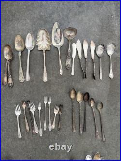 1847 ROGERS BROS Silverware Antique, plus various other unique pieces
