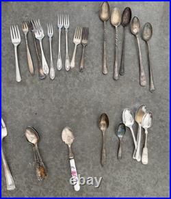 1847 ROGERS BROS Silverware Antique, plus various other unique pieces
