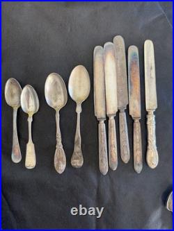 1847 ROGERS BROS Silverware Antique, plus various other unique pieces