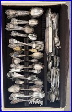 1847 ROGERS BROS Silverware Antique, plus various other unique pieces