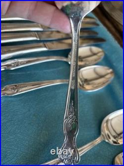 1847 Rodger's Silver Plate Flatware 14 Pieces Vintage Silverware 1847 Rodger's Silver Plate Flatware 14 Pieces Vintage Silverware