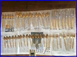 1847 Rodgers Bros Gold Plated Set Of 47 Flatware New Other (read description)