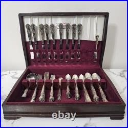 1847 Roger Bros America's Finest Silverplate 65pc With Original Box