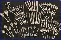 1847 Roger Bros Silverware Daffodil pattern 80 pieces