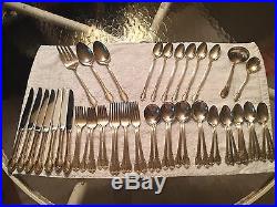 1847 Roger Brothers Remembrance Silverplate Silverware Flatware 47 pc