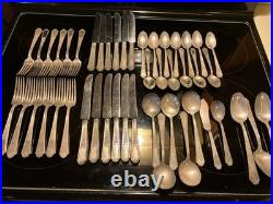 1847 Roger's Bros Ancestral Silver Plate Silverware Lot