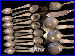 1847 Roger's Bros Ancestral Silver Plate Silverware Lot