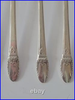 1847 Roger's Bros First Love 1937 90th Anniversary Plate + Pie & Case