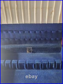 1847 Roger's Bros First Love 1937 90th Anniversary Plate + Pie & Case