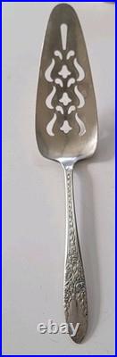 1847 Roger's Bros First Love 1937 90th Anniversary Plate + Pie & Case